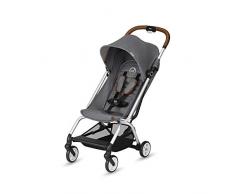 Cybex Gold Eezy S Passeggino, Meccanismo di Chiusura a 1 Mano, Leggero e Compatto, da 6 Mesi a 4 Anni Circa 17 Kg, Collezione Denim, Manhattan Grey