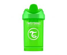 Twistshake TS-78061 Tazza Sippy Anti-Goccia con Shaker per Frutta 8+m, Senza BPA, BPS e BPF, Verde, 300 ml