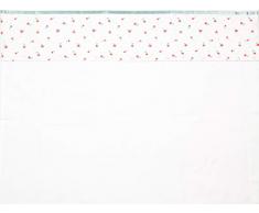 Briljant Baby – Lenzuolo per culla, passeggino o lettino Fleur – 100 x 150 cm rosa – alta qualità