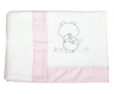 babyline 015006006 – Set di lenzuola di culla, Unisex, colore: Rosa