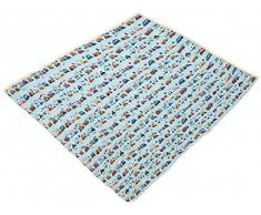 Ideenreich 2534 - Coperta per gattonare e gattonare, 130 x 150 cm, colore: Blu