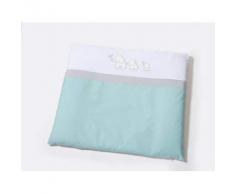 Easy Baby 440-21 - Materassino per fasciatoio in tessuto, motivo elefante, colore: Turchese