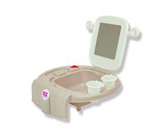 OKBABY Space - Mini Lavabo per Bambini, Si Fissa alla Vasca o al Bidet - Grigio, 38192000