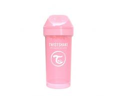 Twistshake 78588 - Bicchiere con cannuccia, colore: Rosa