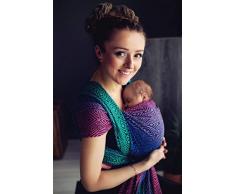 Little Frog 6958 - Fasciatoio in jacquard per neonati Aurora scuro, taglia 4, 200 g, colore: Blu