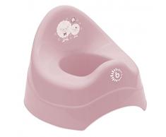 Bieco 11181710 - tendenza vasino, rosa, motivo pecore, ca. 28 x 28 x 22 cm, da 8 mesi a 3 anni