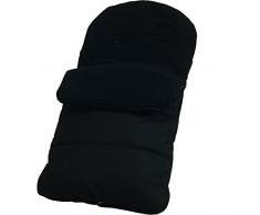 Coprigambe/Cosy Toes compatibile con passeggino Maclaren Triumph Black Jack