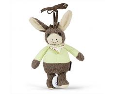 Sterntaler Peluche carillon Emmi LAsinello, Meccanismo carillon intercambiabile, Dimensioni: M, Bianco
