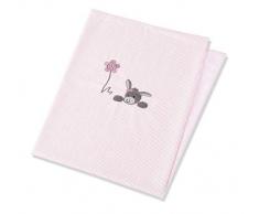 Sterntaler Copertina con protezione UV Emmi LAsinello Bambina, Età: Per neonati, 70 x 100 cm, Rosa