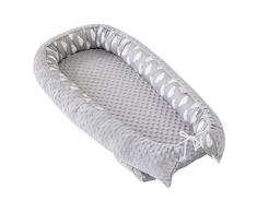 Babysom - Riduttore Lettino Culla Neonato | Cuscino Neonato - Sfoderabile - Antisoffoco - Garantito 2 anni