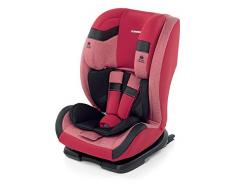 Foppapedretti Re-Klino Fix Seggiolino Auto ISOFIX Gruppo 1/2/3 (9-36KG), per Bambini da 9 Mesi a 12 Anni, Cherry