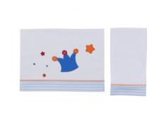 Bolin Bolon, Set di lenzuolo e federa per lettino, 60 x 120 cm