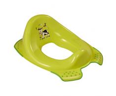Seggiolino Riduttore per WC keeeper Funny Farm, Da 18 Mesi a 4 Anni circa, Funzione Antiscivolo, Ewa, Verde