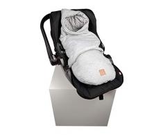 Kaiser 6530623 Wrap Caroline - Sacco nanna in jersey Star, colore: Grigio