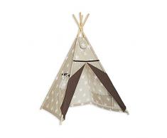 Fun with mum TEE-TEN-ELE-BRO - Tenda Tipi, colore: Marrone