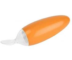 Boon - Cucchiaio dosatore con contenitore per la pappa, arancione