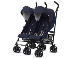 Inglesina Twin Swift Passeggino Gemellare, Blu Scuro (Marina)