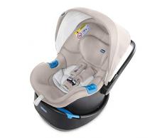 Chicco Oasys Up BebèCare Seggiolino Auto con Dispositivo Anti-abbandono Integrato, 0-6 kg, Gruppo 0+, Beige