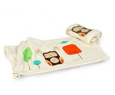 MeZooMe - Coperta per bebè, 100% cotone biologico