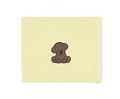 Sterntaler Asciugamano per bambini Hanno Il Cagnolino, Età: Per neonati, 50 x 30 cm, Giallo
