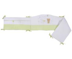 Easy Baby, Paracolpi da culla con ricami pregiati, lunghezza circa 210 cm
