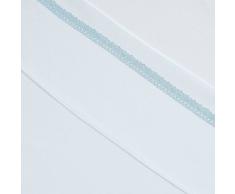 Jollein, Lenzuolo e federa cuscino, 120 x 150 cm, Blu (blau)