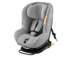 Bébé Confort Milofix Seggiolino Auto 0-18 Kg, Gruppo 0 +/1 per Neonati e Bambini fino ai 4 Anni, Isofix con Top Tether, Reclinabile e Base Girevole, Colore Nomad Grey