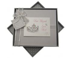 White Cotton Cards - Album portafoto, motivo: Bar Mitzvah (festività ebraica), per ragazze