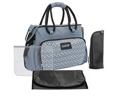 Badabulle Borsa Fasciatoio Boho Grigia
