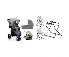Hauck Viper Slx Trio Set Carrozzina 3 in 1, Inclusa Navicella, Seggiolino Auto Gruppo 0, Buggy a 3 R + Hauck Base DAppoggio per Seggiolini