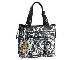 Okiedog Equinox Chameleon Luxury – Borsa fasciatoio (nero/bianco)