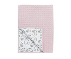 Meyco 2552016 - Copertina per bambini in tessuto a forma di pecora, 120 x 150 cm, colore: Rosa