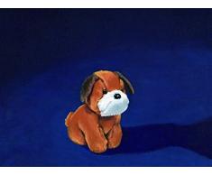 Happy Spaces - Stampa su tela per bambini, motivo: cucciolo di Margot Curran, 40 x 30 x 2 cm