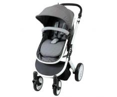 Looping BTPO - Tappeto box ottagonale in PVC con occhielli di fissaggio, 108 x 108 cm, colore: grigio talpa