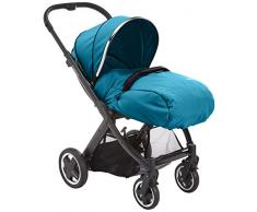 Vital Innovations, O2B Oyster2, Passeggino con accessori (cappottina, paravento, seduta e poggiatesta), Blu (petrol)