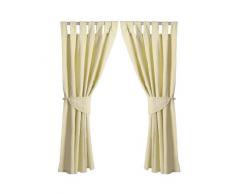 Baby Elegance Star Ted - Tende con fermatenda, colore: Crema