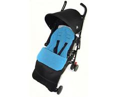 Coprigambe/Cosy Toes compatibile con passeggino Maclaren Triumph oceano blu