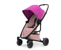 Quinny Zapp Flex Plus, Passeggino Leggero e Compatto, reversibile fronte strada e fronte mamma, reclinabile, 4 ruote grandi, colorePink on Blush