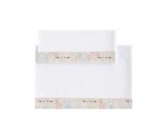 frikids heisembear – Set lenzuola culla, 2 pezzi beige