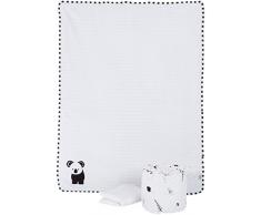 Tots by Smart Rike 360120 bambù letto set, Nero