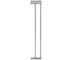 Hauck Estensione 14 cm, Compatibile con Cancelletto di Sicurezza Squeeze Handle, Trigger Lock e Deluxe Wood and Metal, Fissaggio a Pressione, Senza Fori, UnEstensione per Lato, Grigio Bianco