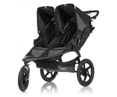 Britax-Romer 2000010662 Bob Revolution Pro Duallie Passeggino Gemellare da Jogging, Nero