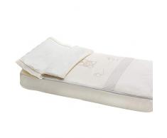 Copripiumino sfoderabile per miniculla (50 x 80 cm) CUORE Beige