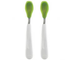 OXO - Tot Set di cucchiai in silicone per la pappa, colore: Verde