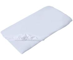 Easy Baby 526-00 - Lenzuolo con angoli elasticizzati per culla Dream & Drive, colore: Bianco