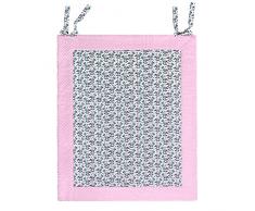Lulando Tappeto da Gioco, Rosa/Cavallo a Dondolo, 150X200 Cm - 900 g