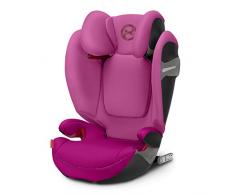 Cybex Gold Solution S-Fix, Seggiolino per Bambini adatto per Auto Con e Senza Isofix, Gruppo 2/3/(15-36 Kg), da 3 fino a 12 Anni ca., 100% Poliestere, Blu (Fancy Pink), Collezione 2019