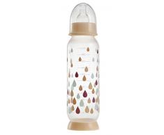 Beaba Rainbow - Biberon mezzaluna, 330 ml, colore rosa