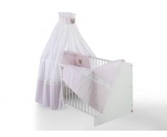 Schardt 3/670 – Set 4 pezzi letto set sogno Teddy, colore: rosa