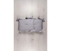 Robert osswald 1.1.2.2.1.1.1 K05 – 13 paracolpi Comfort con fiocchi – 34 cm x 167 cm (per il bambino letto 70 cm x 140 cm), Blu